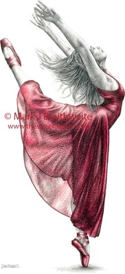 The Dancer in Red 2. Print (size options) ORIGINAL AVAILABLE
