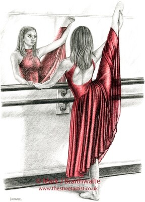 The Dancer in Red 1. Print (size options) ORIGINAL AVAILABLE