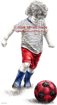 Charlies Adventures 1, On me head son! Print (size options)
