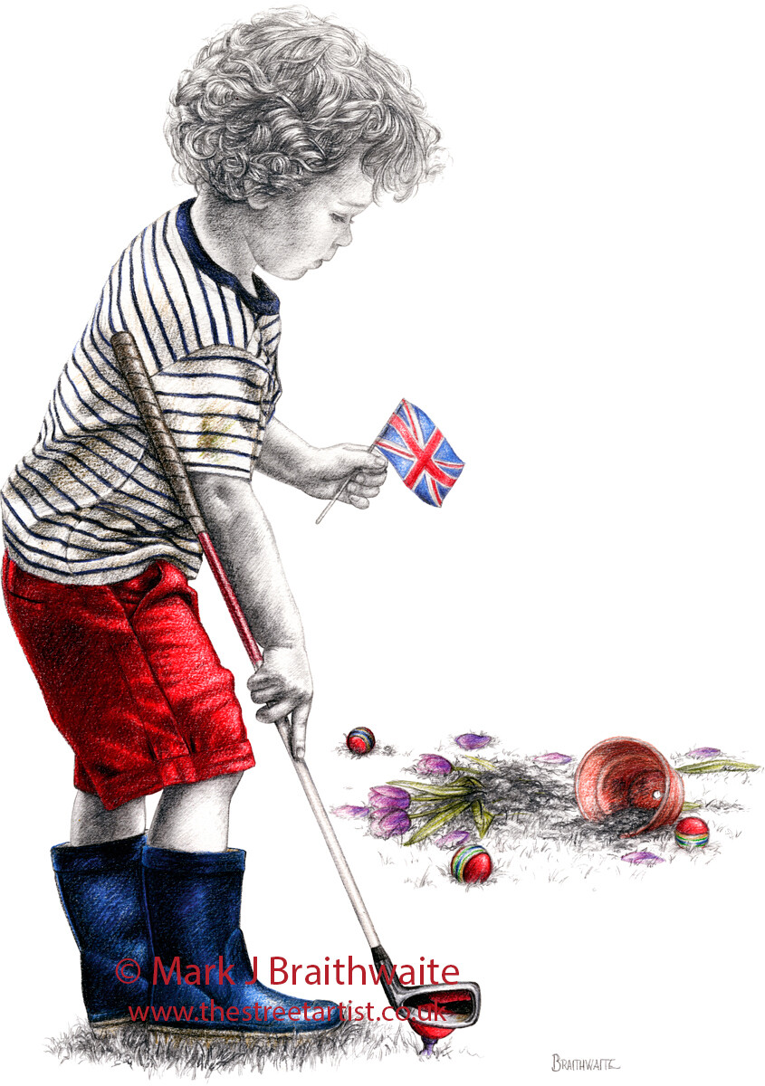 Charlies Adventures 6, One for the Pot. Print (size options) ORIGINAL AVAILABLE