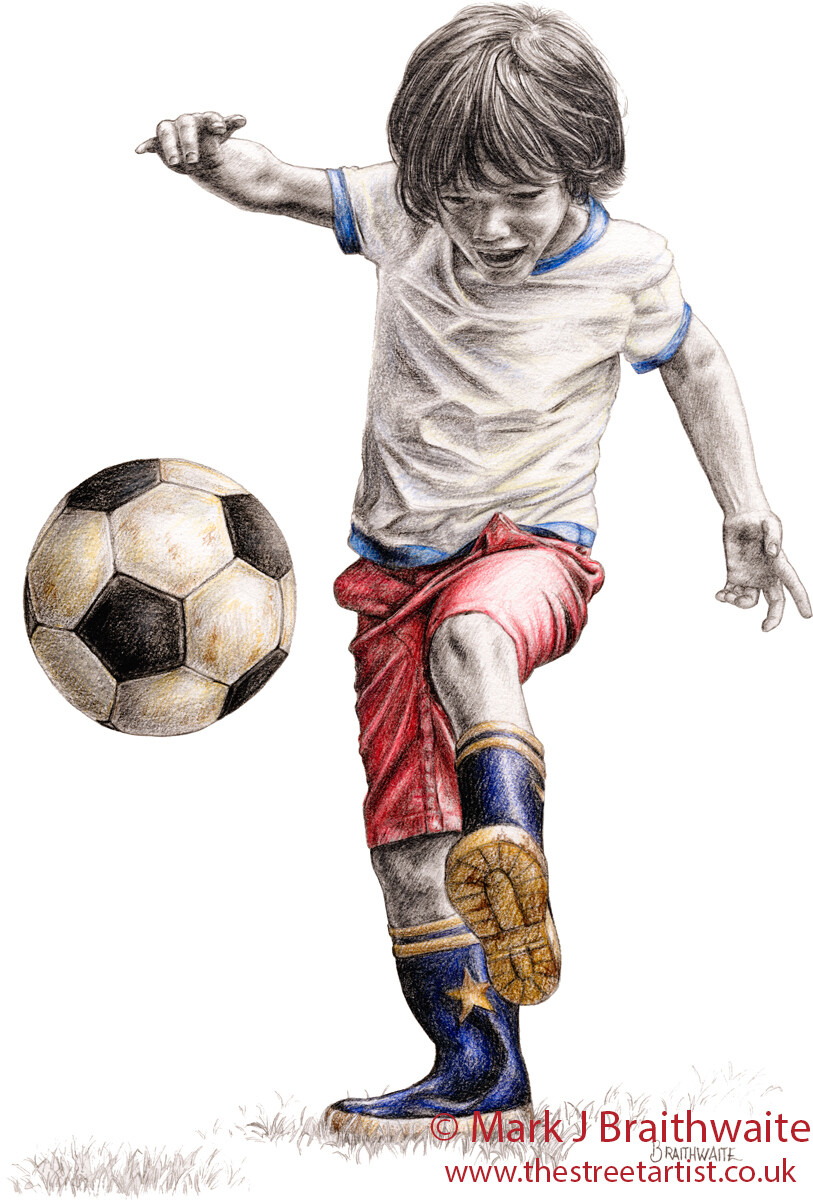 Alfies Adventures 5, He Shoots... Print (size options) ORIGINAL AVAILABLE