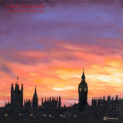 CS1: Purple Haze, Westminster London. City Shadows Series.  Print (size options) Available