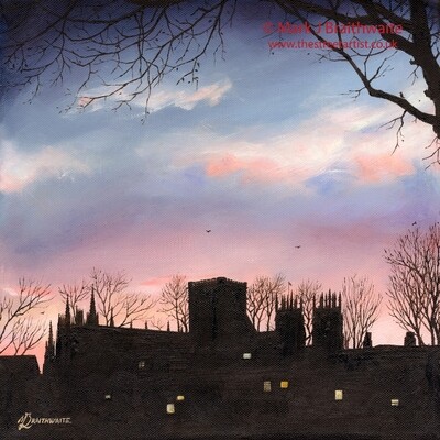 CS43: Indigo Twilight, York Minster from St Johns Street, York.  Print (size options) Available