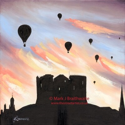 CS42: Pastel Skies, Clifford&#39;s Tower. City Shadows Series.  Print (size options) Available