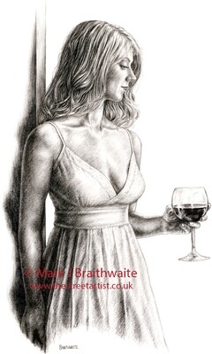 Wallflower Study 6. Print (size options available) &amp; ORIGINAL Available