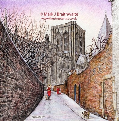 BT34: Chapter &amp; Verse, Chapter House Street, York. Print (size options) &amp; ORIGINAL Available