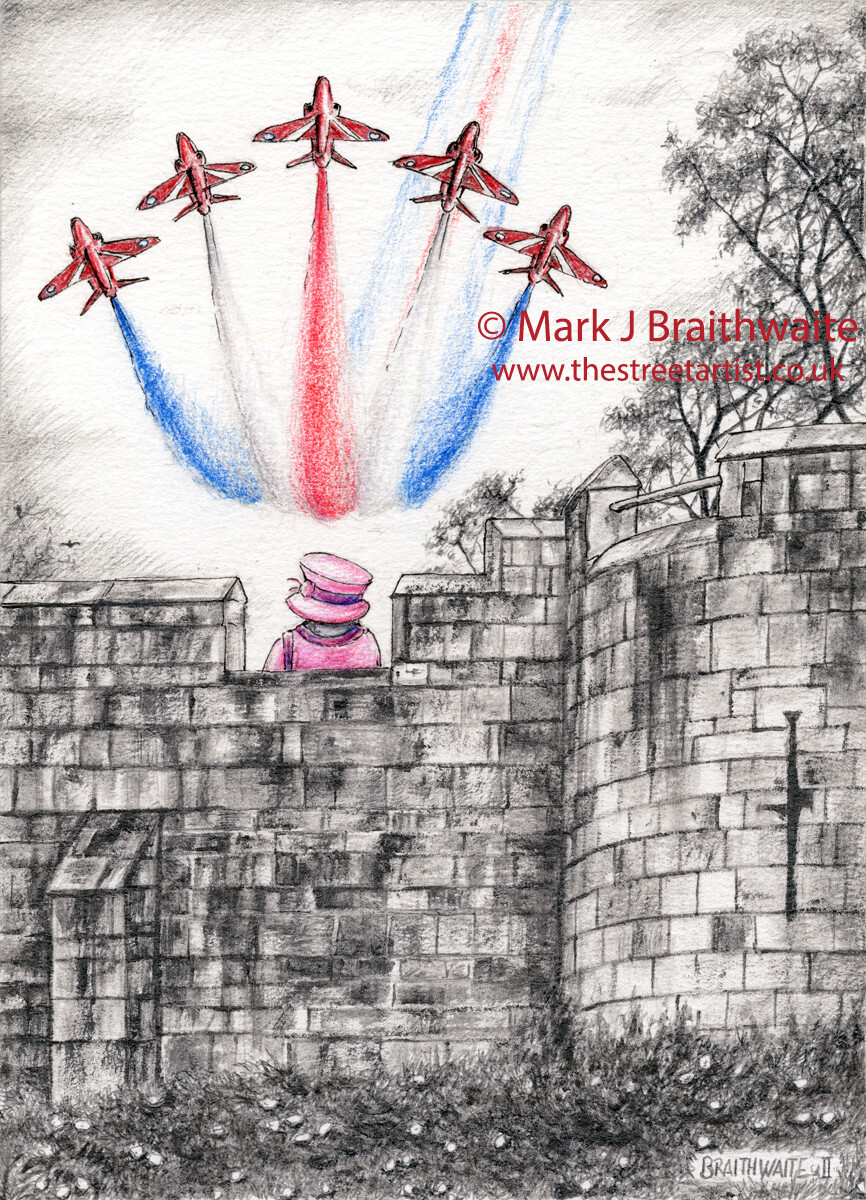 BT2: On the Up 2, The City Walls, Nunnery Lane York. Print (size options) Available