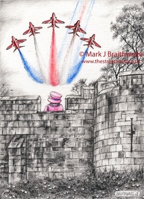 BT2: On the Up 2, The City Walls, Nunnery Lane York. Print (size options) Available