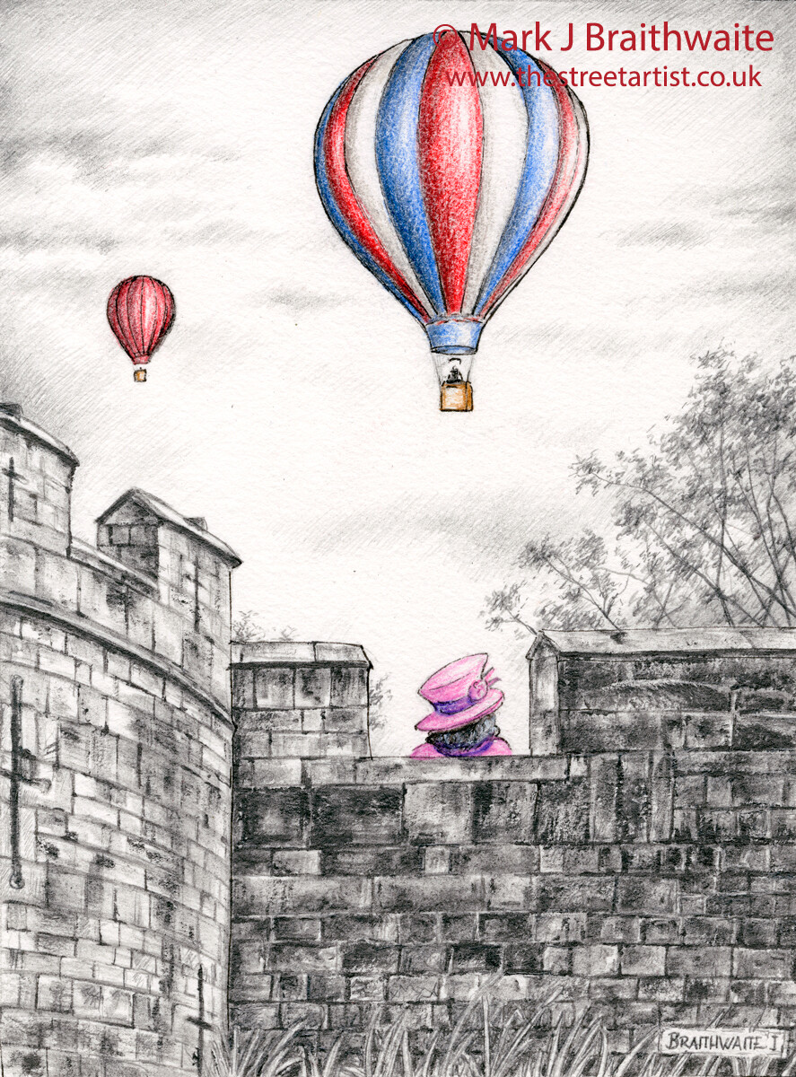 BT1: On the Up, The City Walls, Lord Mayor's Walk, York. Print (size options) Available