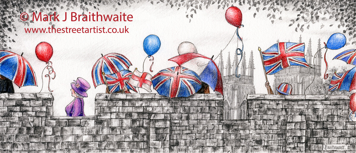 BT3: Pomp and Circumstance, The City Walls, Lord Mayor's Walk, York. Print (size options) Available
