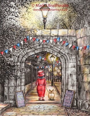 BT4: Bubbles for your Troubles, Water Tower Arch, Marygate, York. Print (size options) Available