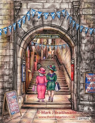 BT5: Sins of the Fleshmarket, Fleshmarket Close, Edinburgh, Scotland. Print (size options) Available