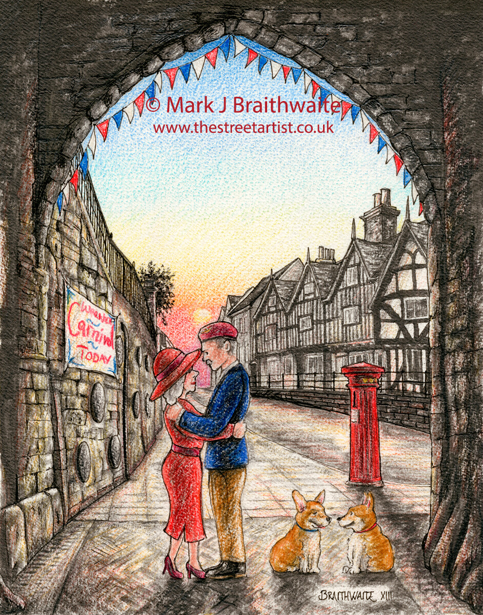 BT13: Tunnel of Love, Westgate Arch, Warwick. Print (size options) Available
