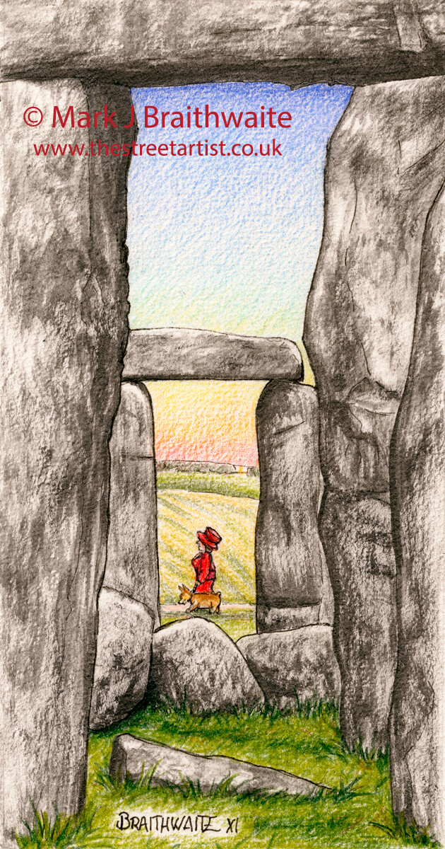 BT11: Underneath the Arches, Stonehendge, Salisbury Plain, Wiltshire. Print (size options) Available