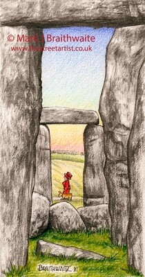 BT11: Underneath the Arches, Stonehendge, Salisbury Plain, Wiltshire. Print (size options) Available