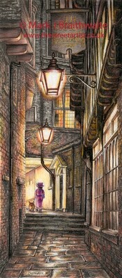 BT12: Avenues &amp; Alleyways, Lady Peckett's Yard, York. Print (size options) Available