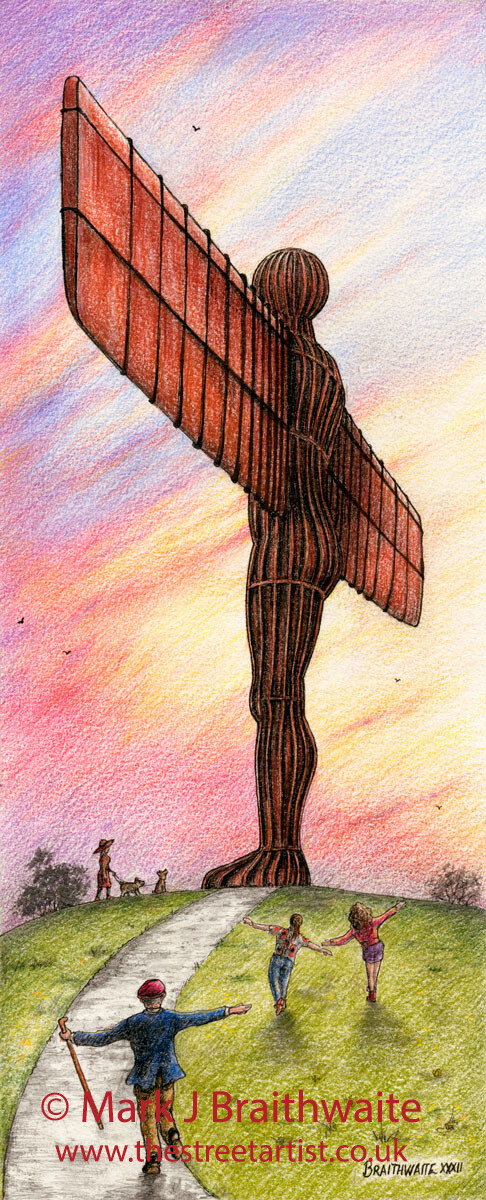 BT32: Squadron Leader, Angel of the North, Gateshead, Tyne and Wear. Print (size options) Available
