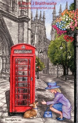 BT21: Hello - Is It Me You're Looking For? York Minster from Duncombe Place. Print (size options) &amp; ORIGINAL Available