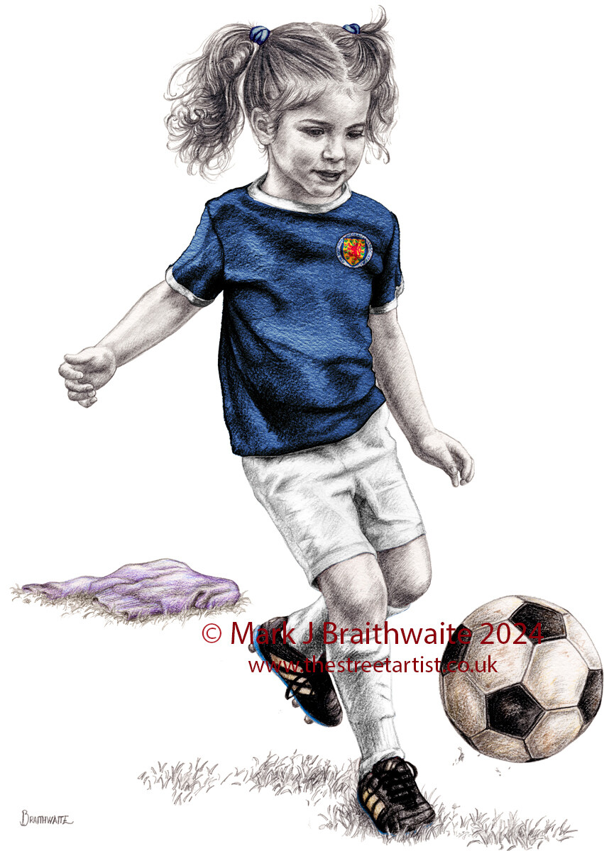 BRSCOT: Scotland The Tartan Army. Print (size options available)
