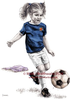 BRSCOT: Scotland The Tartan Army. Print (size options available)