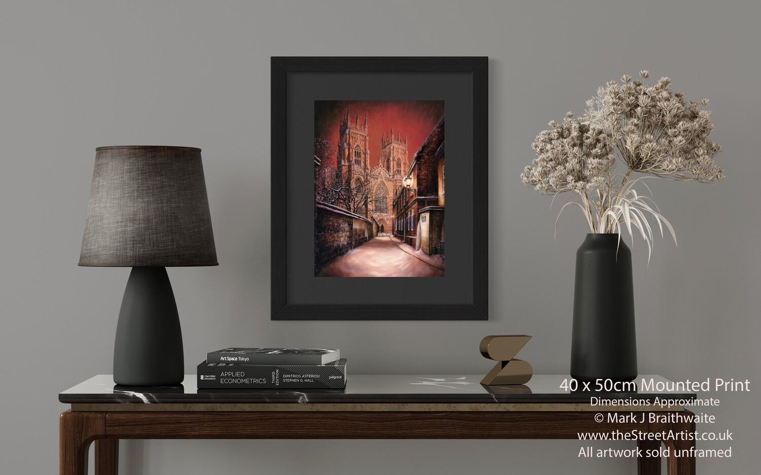York Minster Silent Night. Paper Giclée Prints and Canvas Giclée Prints available.