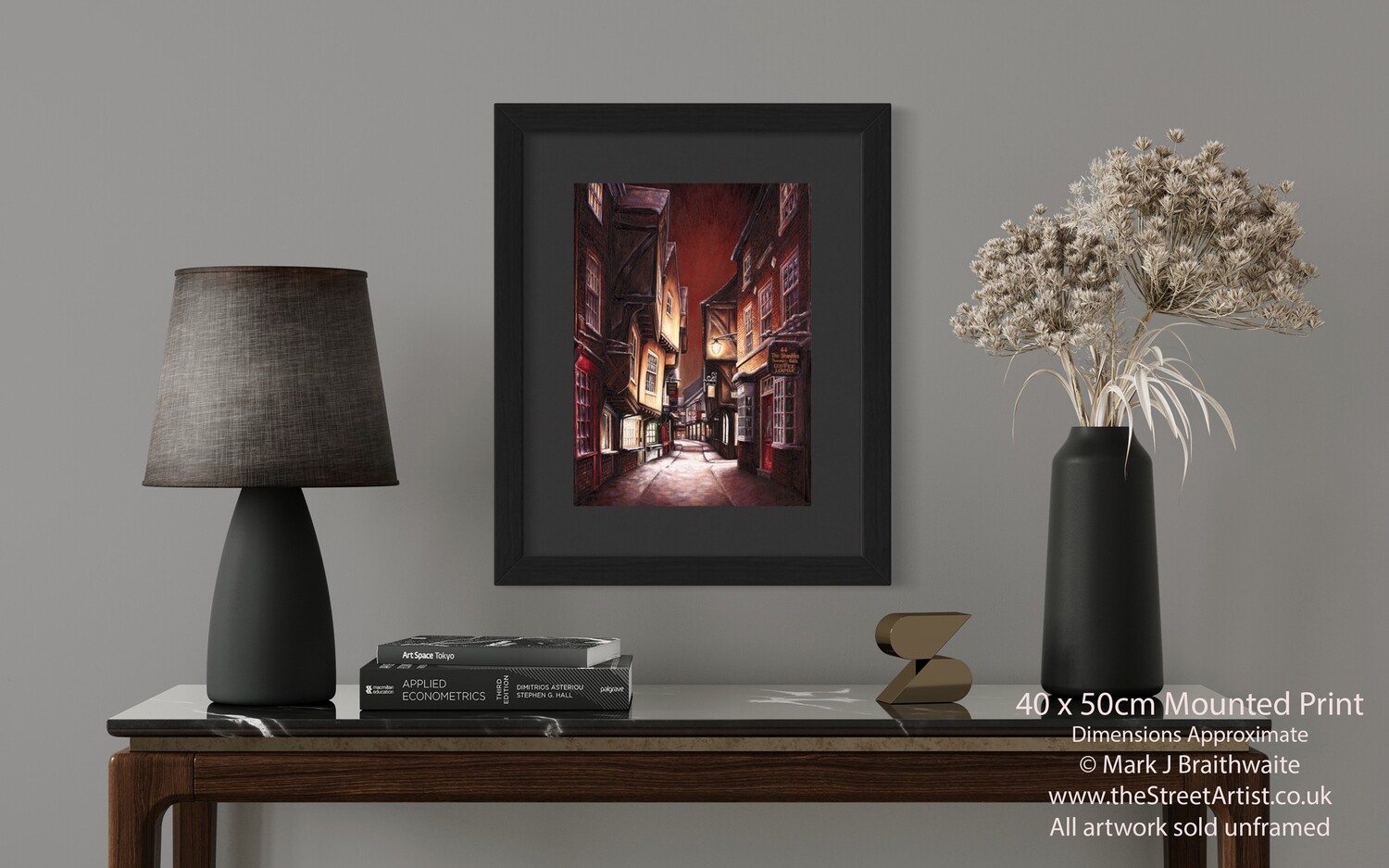 The Shambles Silent Night. Paper Giclée Prints and Canvas Giclée Prints available.