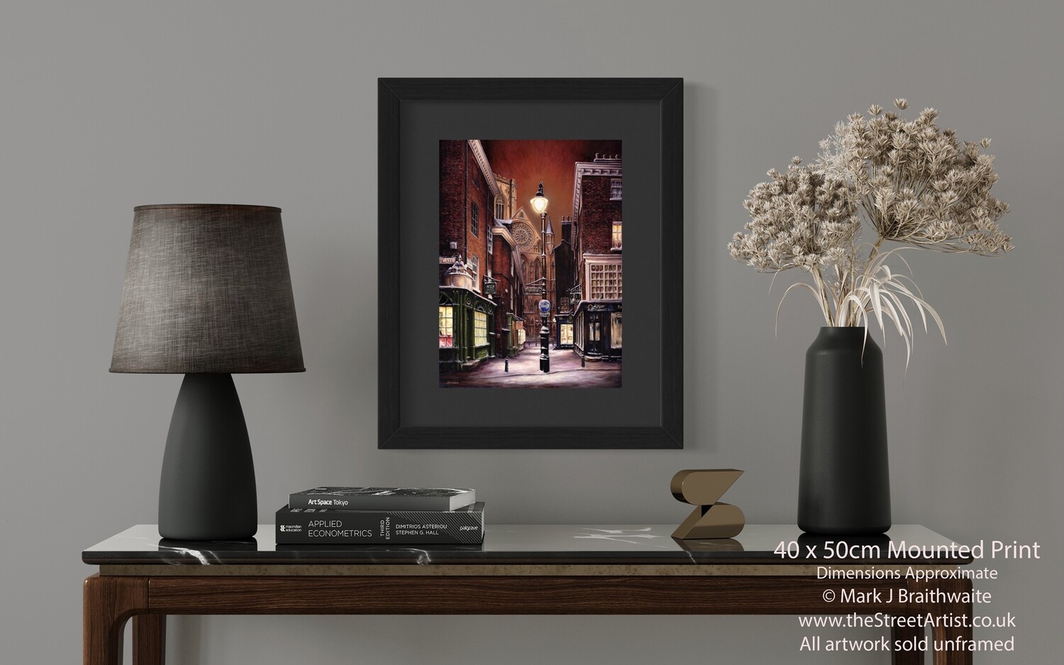 Minstergates, Silent Night. Paper Giclée Prints and Canvas Giclée Prints available.