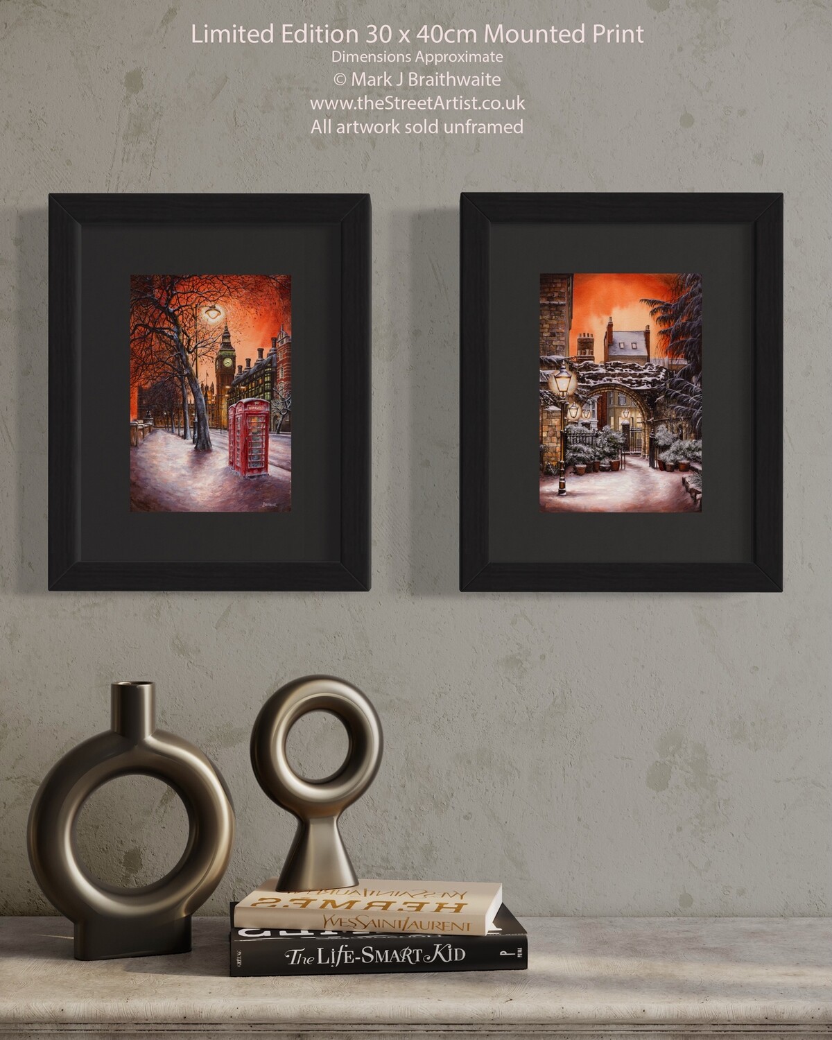 Museum Gardens, Silent Night. Limited Edition Paper Giclée Prints available.
