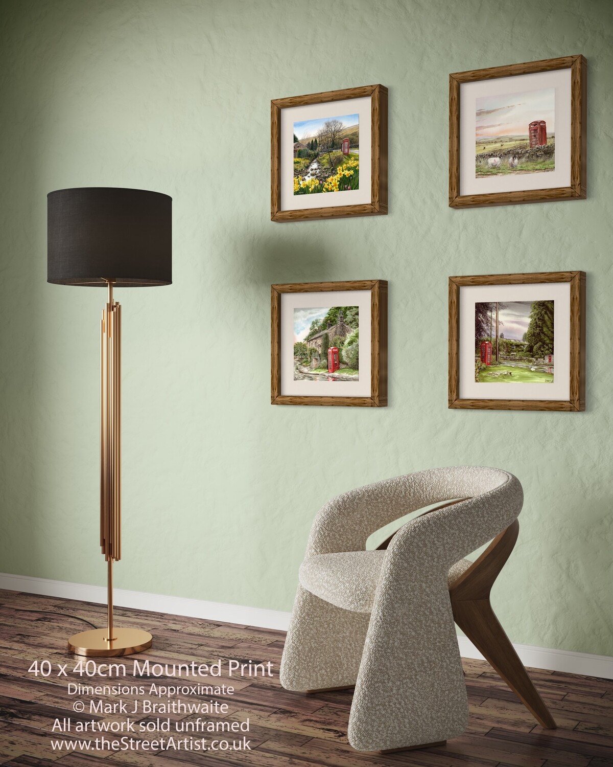 A Host of Golden Daffodils, Lost Connection Series.  Mounted Limited Edition Prints Available
