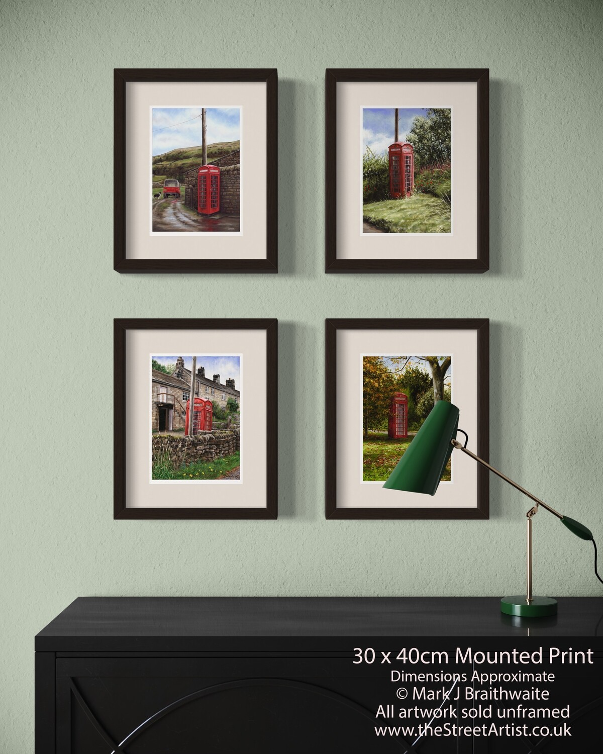 September, A Yorkshire Year, Lost Connection Series.  Mounted Limited Edition Prints Available