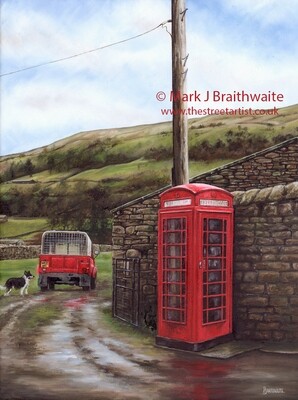 February, A Yorkshire Year, Lost Connection Series.  Mounted Limited Edition Prints Available