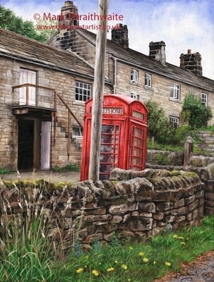 September, A Yorkshire Year, Lost Connection Series.  Mounted Limited Edition Prints Available