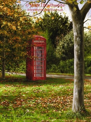 October, A Yorkshire Year, Lost Connection Series.  Mounted Limited Edition Prints Available