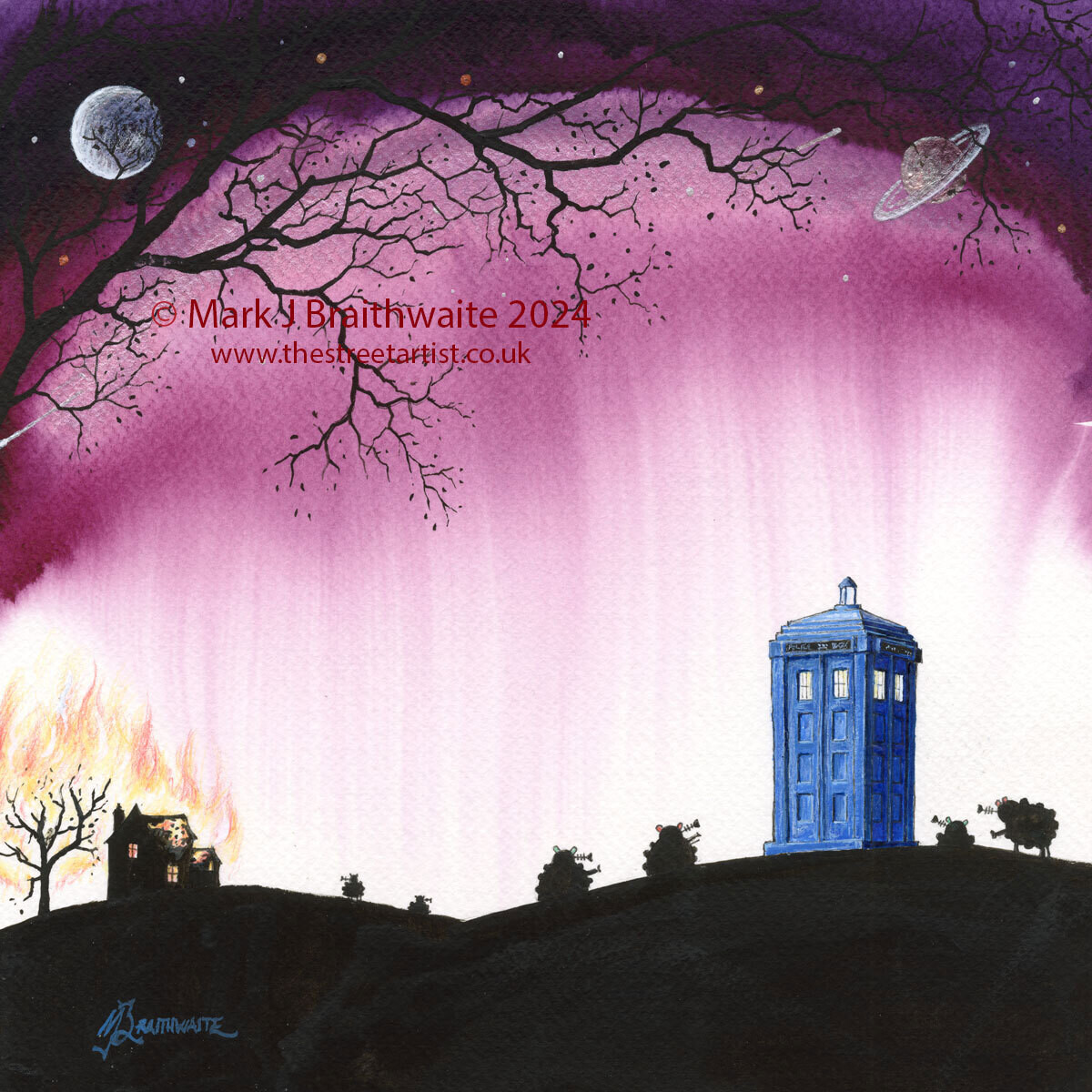 IY7: Invasion Yorkshire 7, We Will Exterminate Ewe, Prints (size options) &amp; Original Available