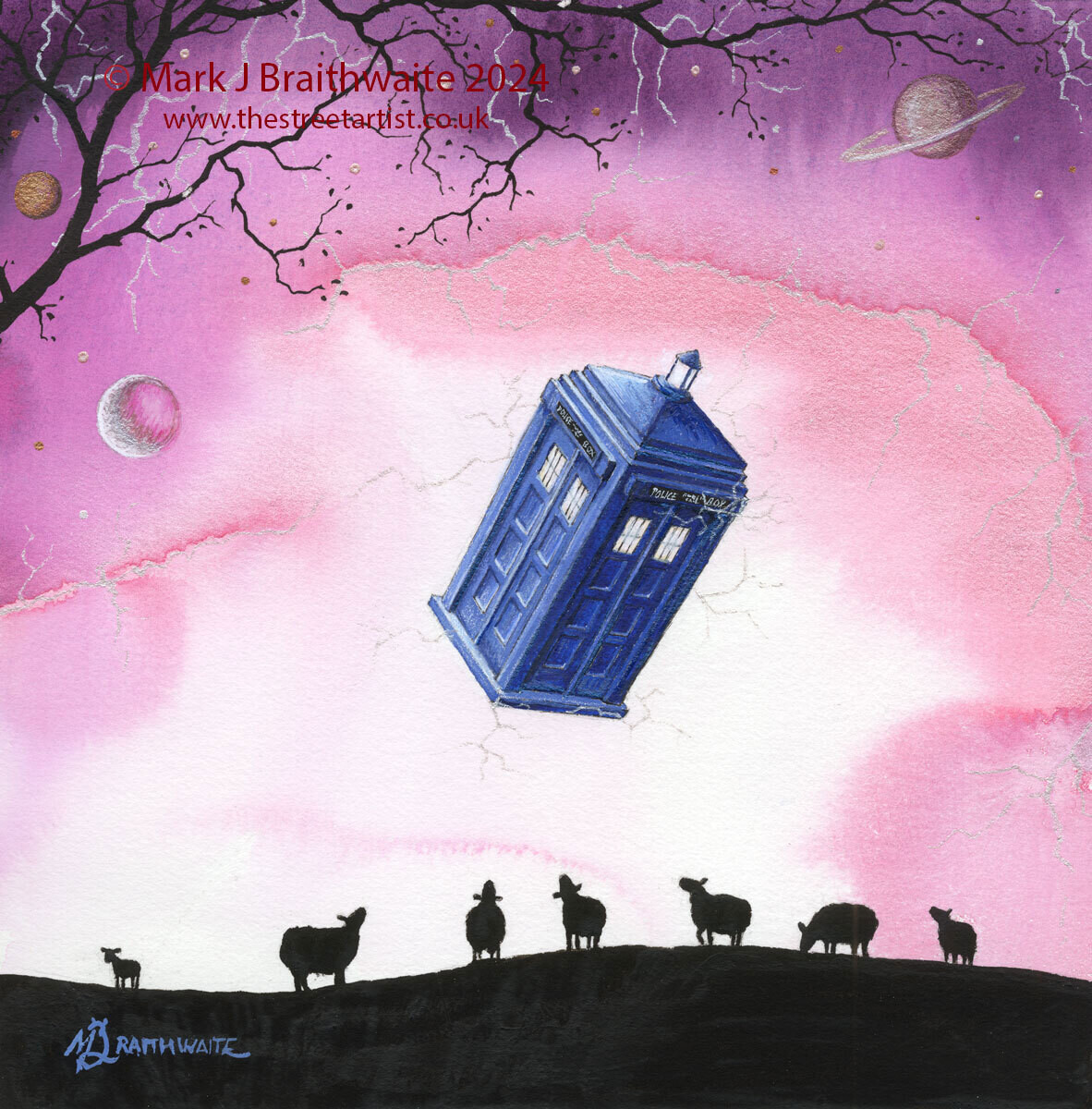 IY8: Invasion Yorkshire 8, Across the Ewe-niverse, Prints (size options) &amp; Original Available