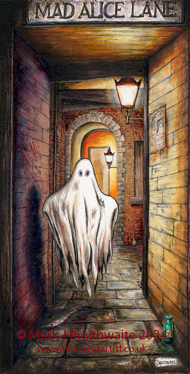 BTS3SC: Beneath the Sheets, The Concerning Matter of Alice. Standard Colour Print