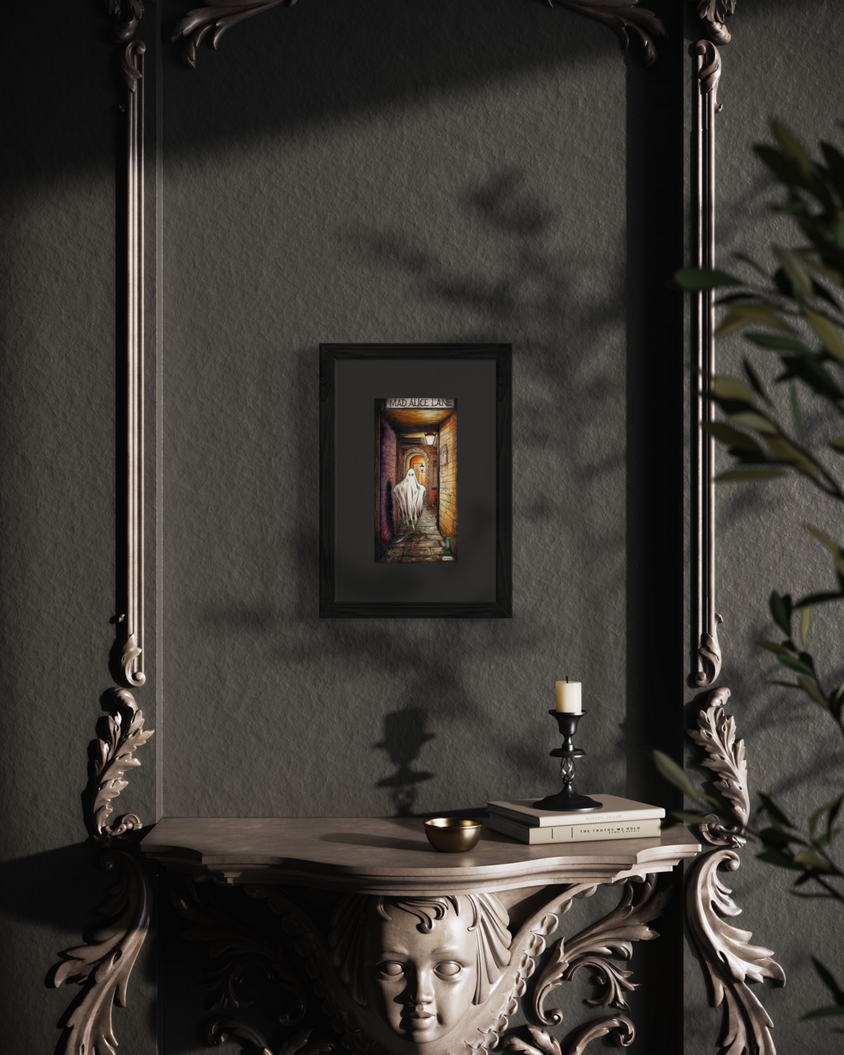 BTS3EE: Beneath the Sheets, The Concerning Matter of Alice. Large Size, Enchanted Edition, with Hand Painted Ghosts that Glow Under UV Black Light