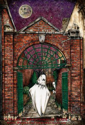 BTS9SC: Beneath the Sheets, Headless Horror. Colour Print standard size