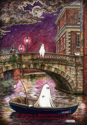 BTS11O: Beneath the Sheets, The Shrouded Lady &amp; The Night Fisherman. Original Artwork