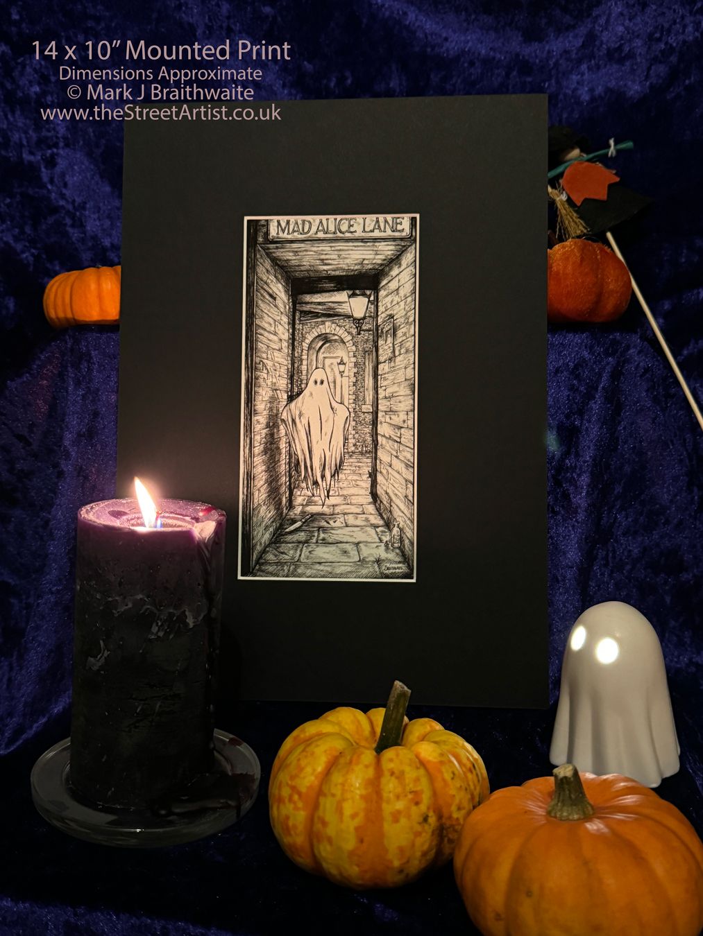BTS3: Beneath the Sheets, The Concerning Matter of Alice. Ink Line Art Print