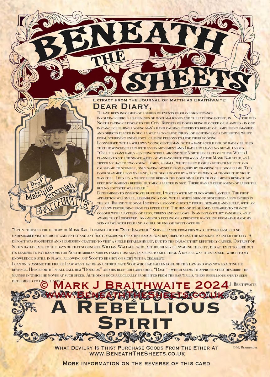 BTS5SC: Beneath the Sheets, A Rebellious Spirit. Standard Colour Print