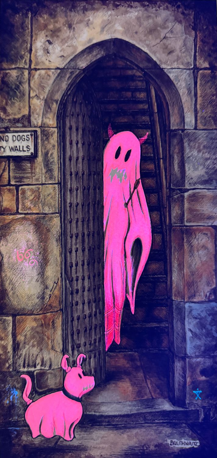 Doomsday Numbers No 666: the Devils Work variation, from the  Limited Enchanted Edition, Hand Painted Number 666 and signature in dripping blood red!, Enchanted Limited Edition Number 666, Doomsday Edition: BTS5 Rebellious Spirit. Doomsday Number 666