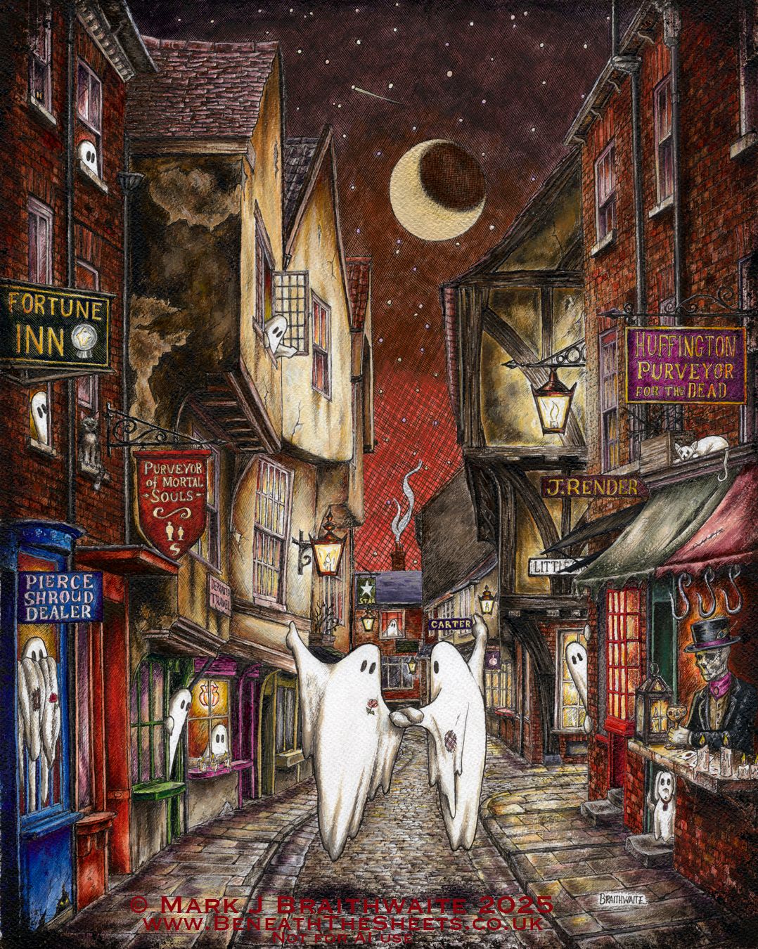 BTS15O: Beneath the Sheets, A Dance Macabre, Original Artwork