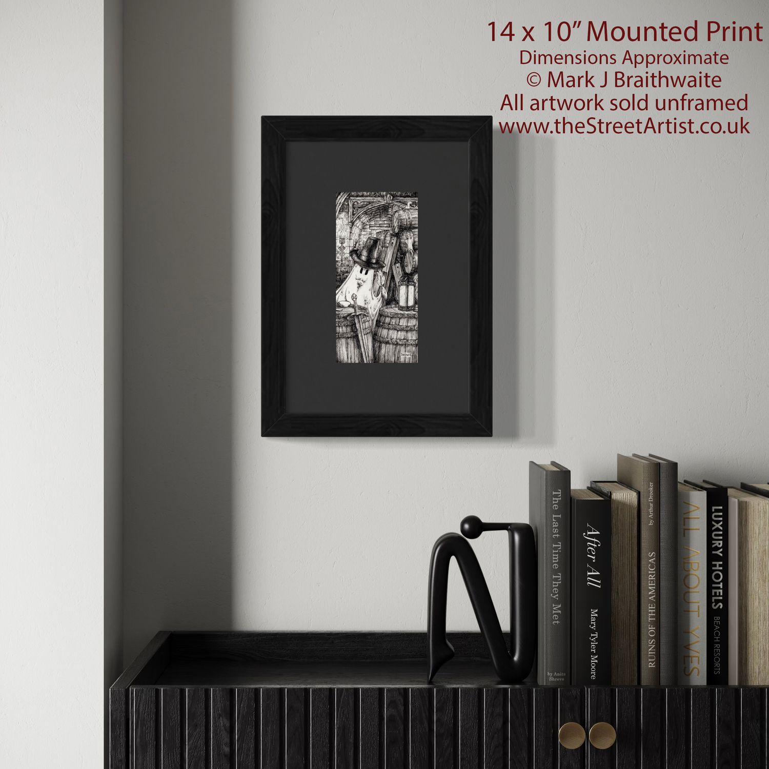 BTS17: Beneath the Sheets, Treason and Plot. Ink Line Art Print