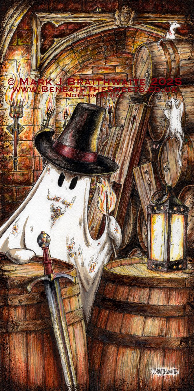 BTS17EE: Beneath the Sheets, Treason and Plot. Large Size, Enchanted Edition, with Hand Painted Ghost that Glow Under UV Black Light