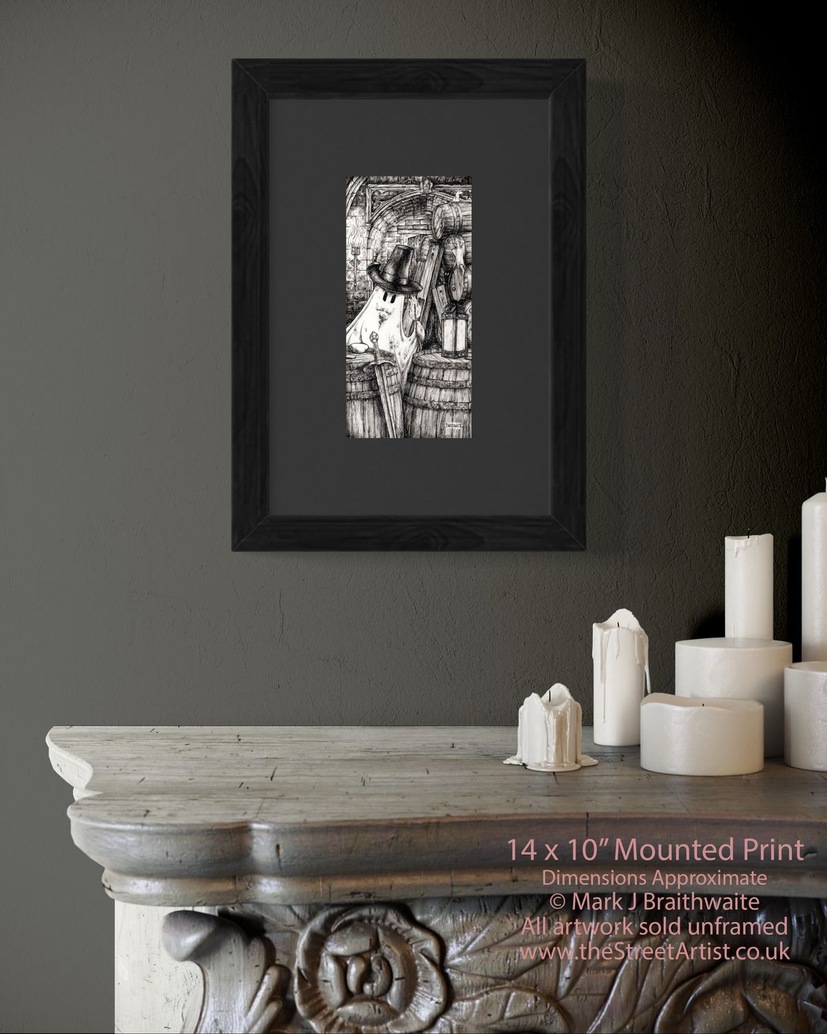 BTS17: Beneath the Sheets, Treason and Plot. Ink Line Art Print