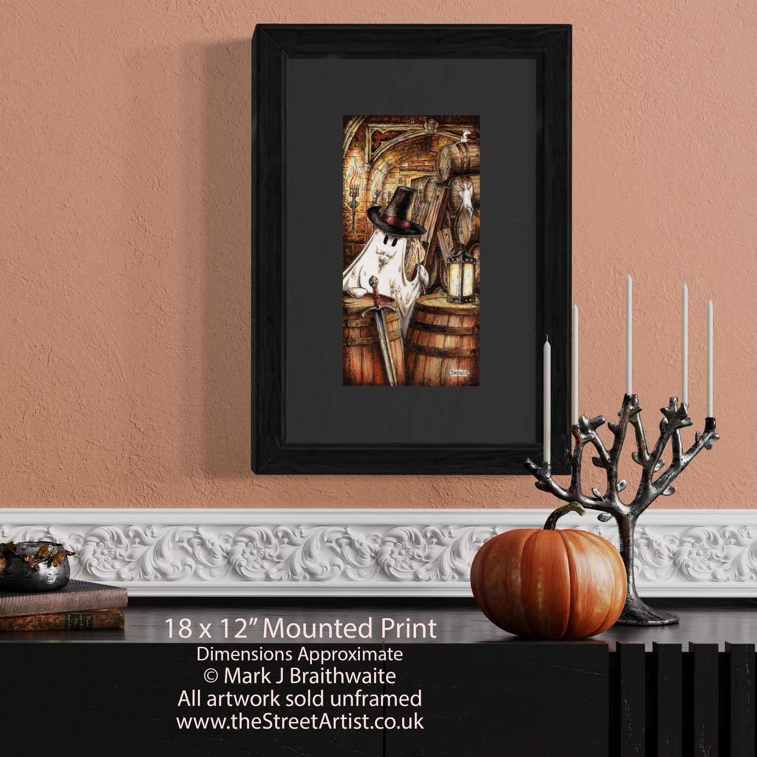 BTS17EE: Beneath the Sheets, Treason and Plot. Large Size, Enchanted Edition, with Hand Painted Ghost that Glow Under UV Black Light