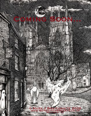 BTS21EE: Beneath the Sheets, The Archbishop &amp; the Arsonist. Colour Print Large Size, Enchanted Edition with Hand  Painted Dancing Ghosts that Glows Under UV Black Light