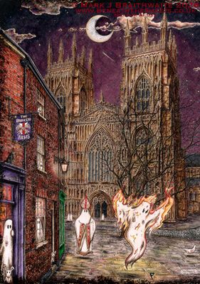 BTS21SC: Beneath the Sheets, A Detail from The Archbishop &amp; the Arsonist. Colour Print standard size