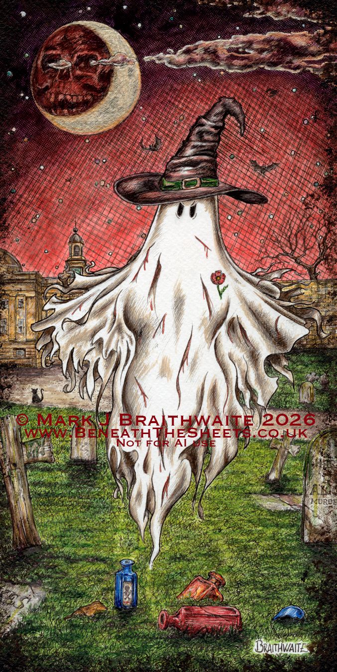 BTS20O: Beneath the Sheets, The Disturbing Tale of the Yorkshire Witch, Original Artwork